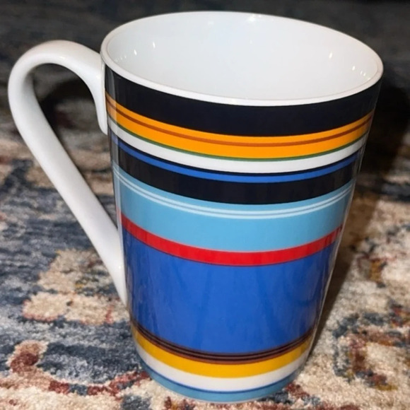DKNY DONNA KARAN NEW YORK X LENOX Urban Essentials Marine Multi Color Coffee Cup - Picture 1 of 5